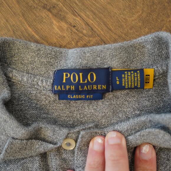 Polo By Ralph Lauren‎ Men’s 100% Cotton Polo Shirt, Size L, Custom Fit, - Picture 3 of 6
